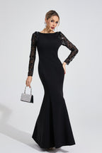 Eivin Black Diamond Maxi Dress