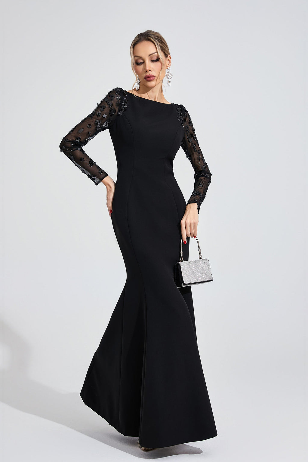 Eivin Black Diamond Maxi Dress