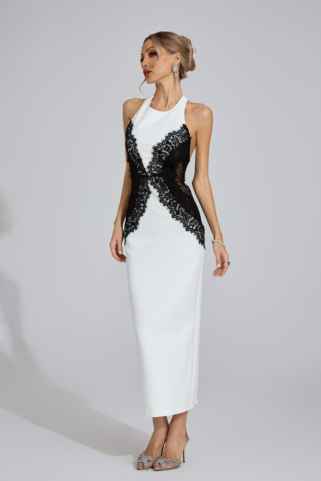 Fioralba Halter Maxi Dress