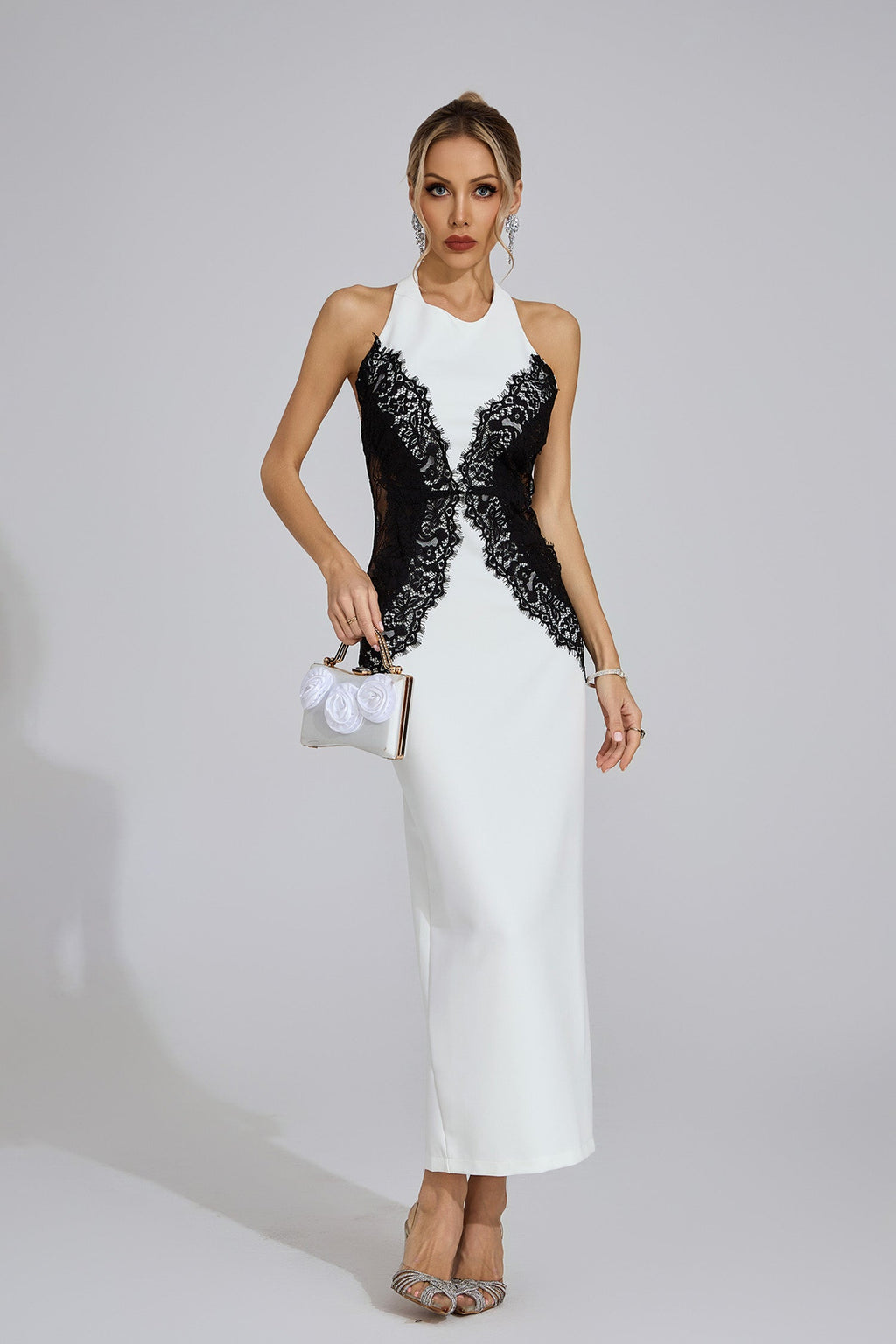 Fioralba Halter Maxi Dress