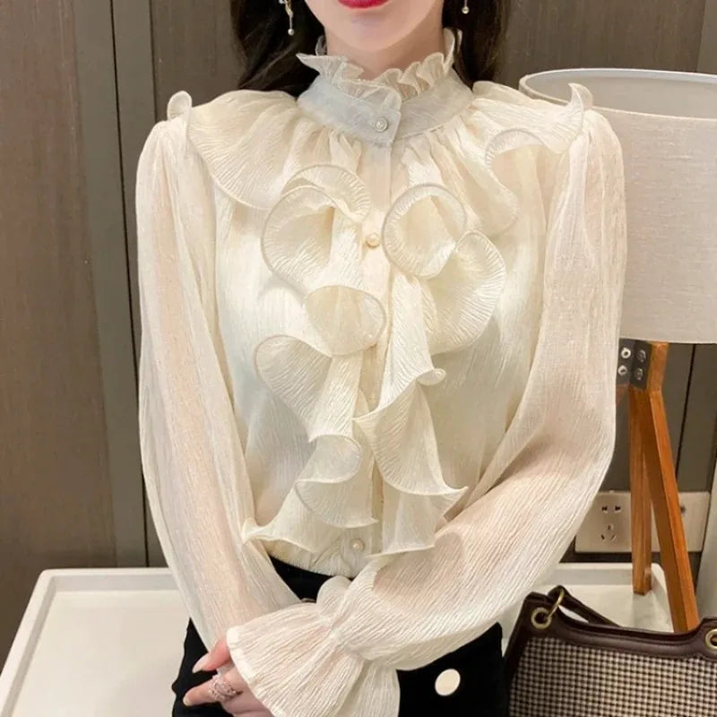 Amelise - Ruffle Blouse