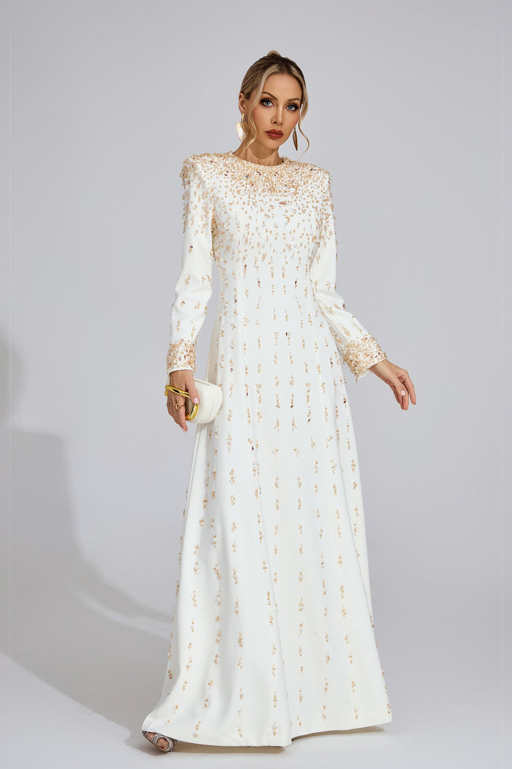 Filiz Diamond Maxi Dress