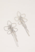 Flower Shape Tassel Earrings