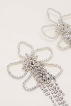 Flower Shape Tassel Earrings