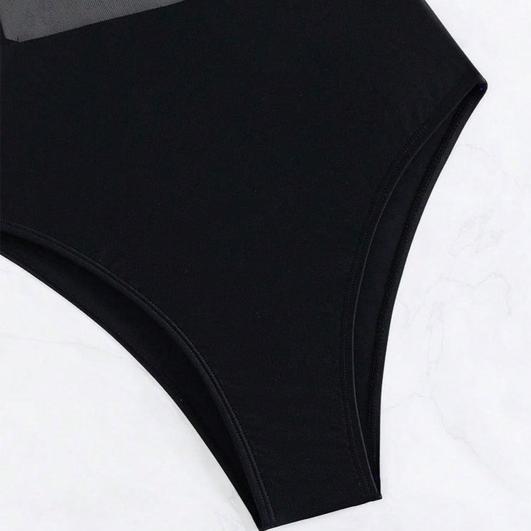 Mesh One-piece Beach Bikini Swimsuit