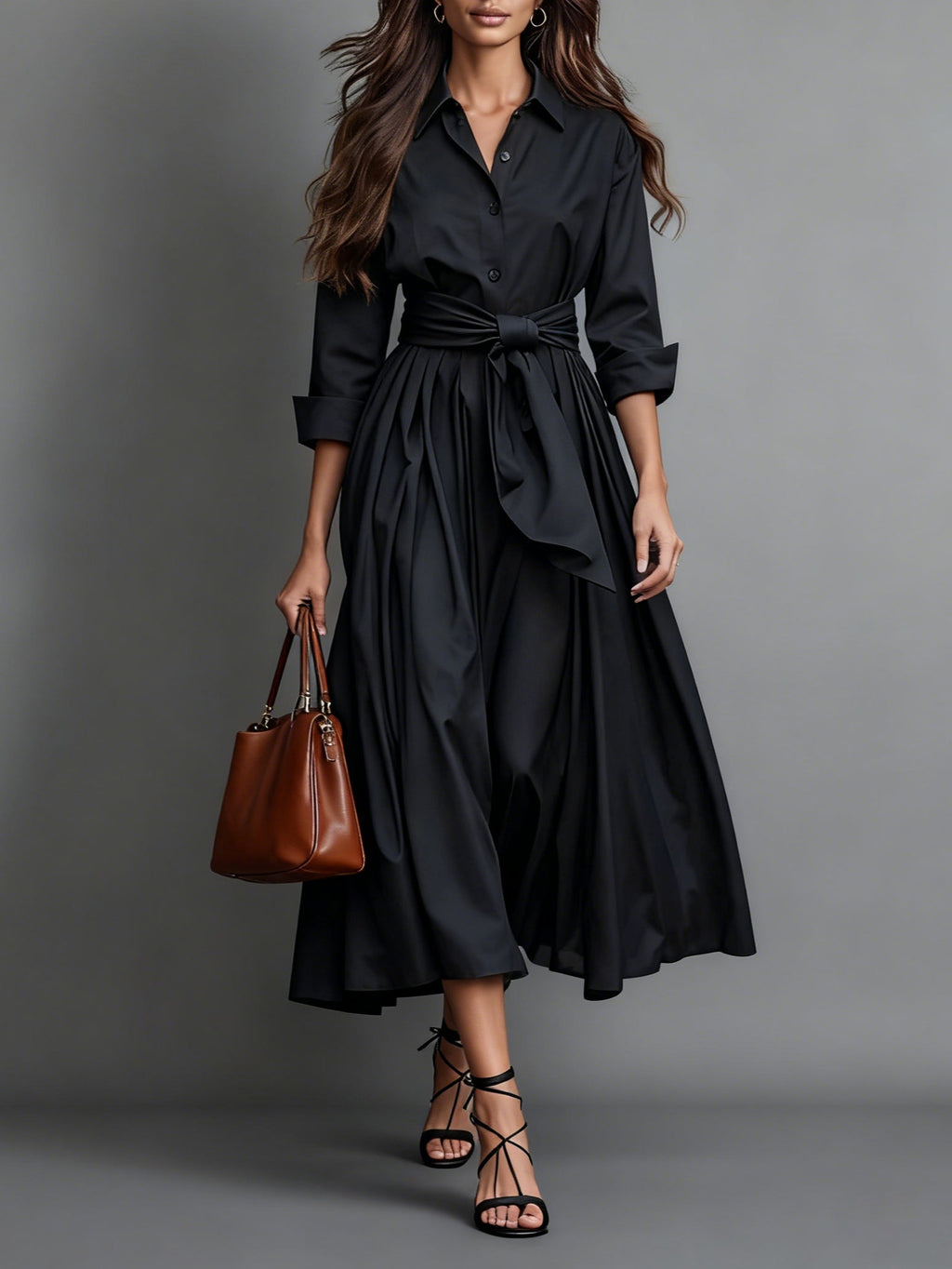 M&H | Maxi Dress with Bow Detail