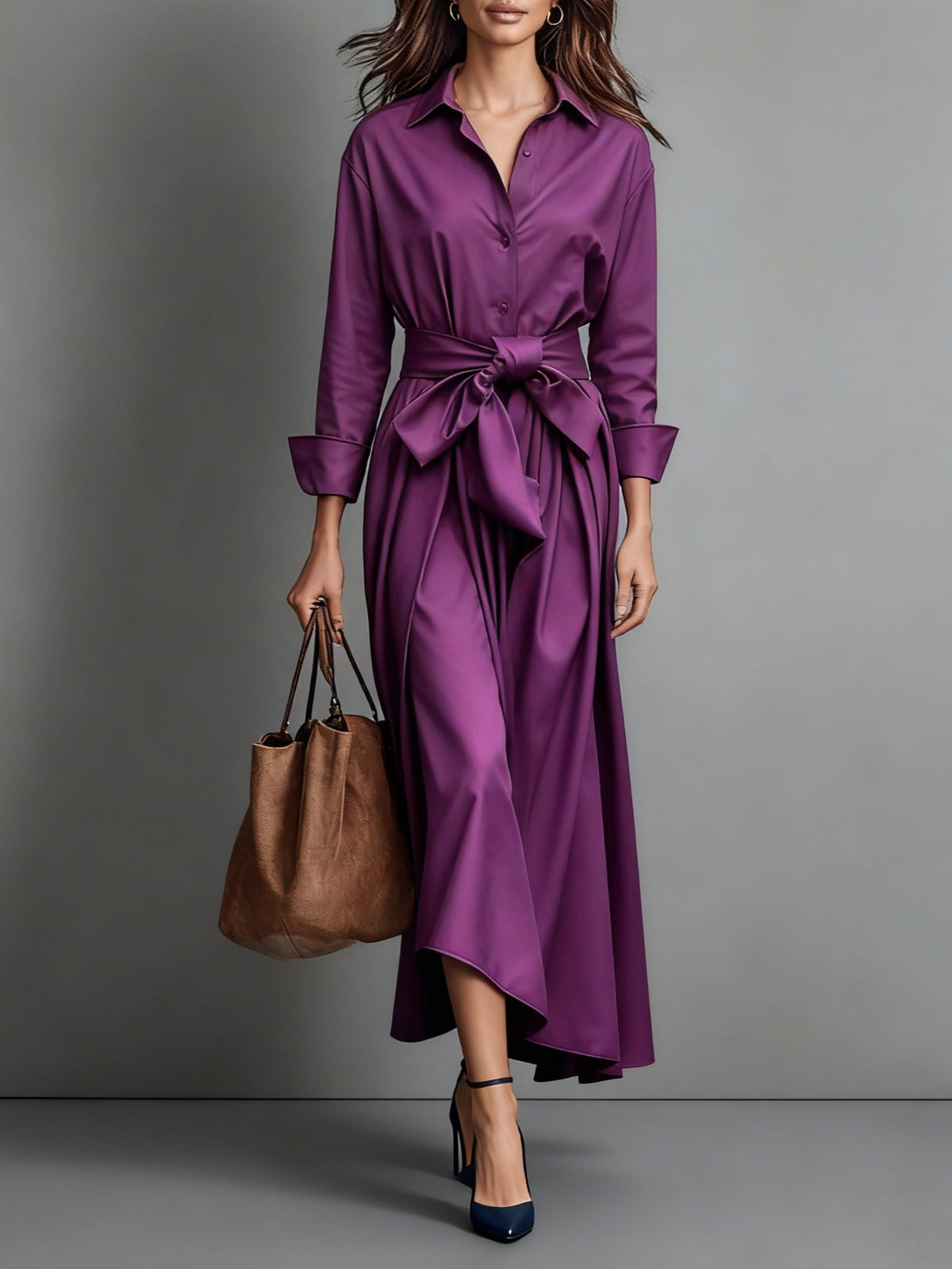 M&H | Maxi Dress with Bow Detail
