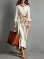 M&H | Maxi Dress with Bow Detail