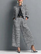 Tessa Tweed Jacket and Pants Set