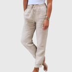 Marina | Elastic-Waist Pants