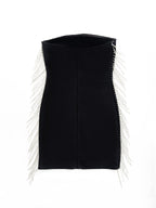 Terlyn Tassel Bandage Mini Dress