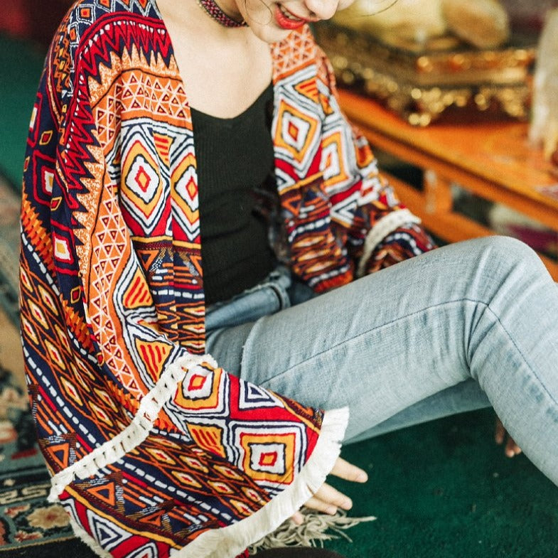 National Fringed Short Coat