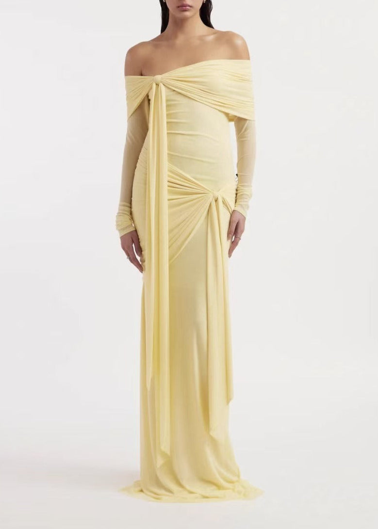 Adrienne Maxi Dress In Yellow
