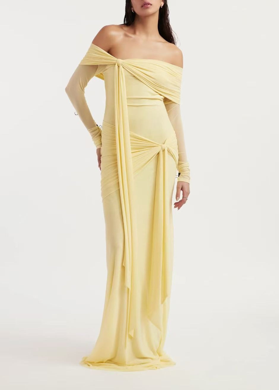 Adrienne Maxi Dress In Yellow