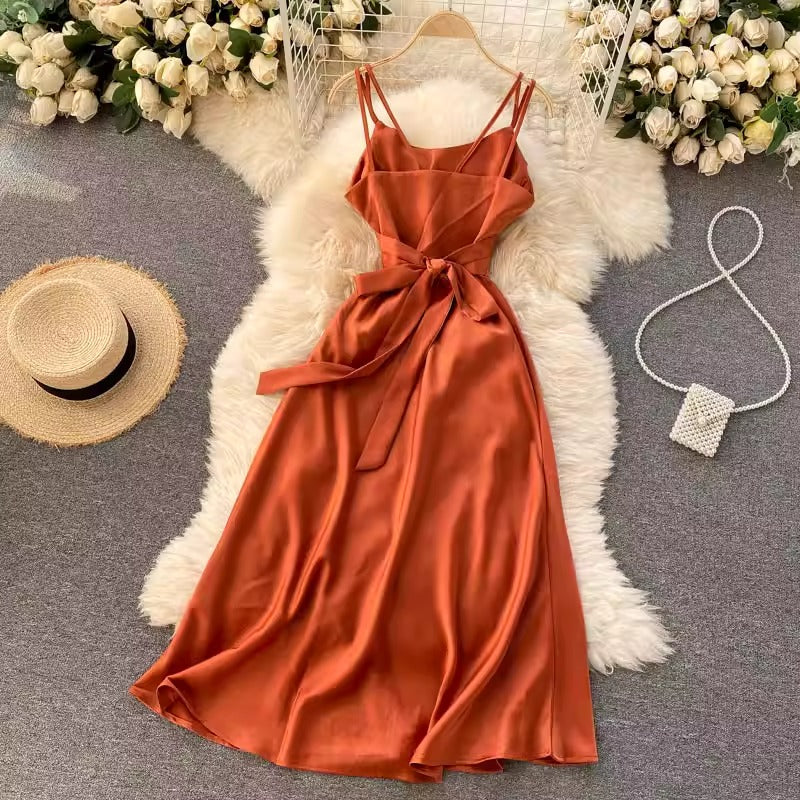 Elegant Crisscross V-Neck Evening Dress