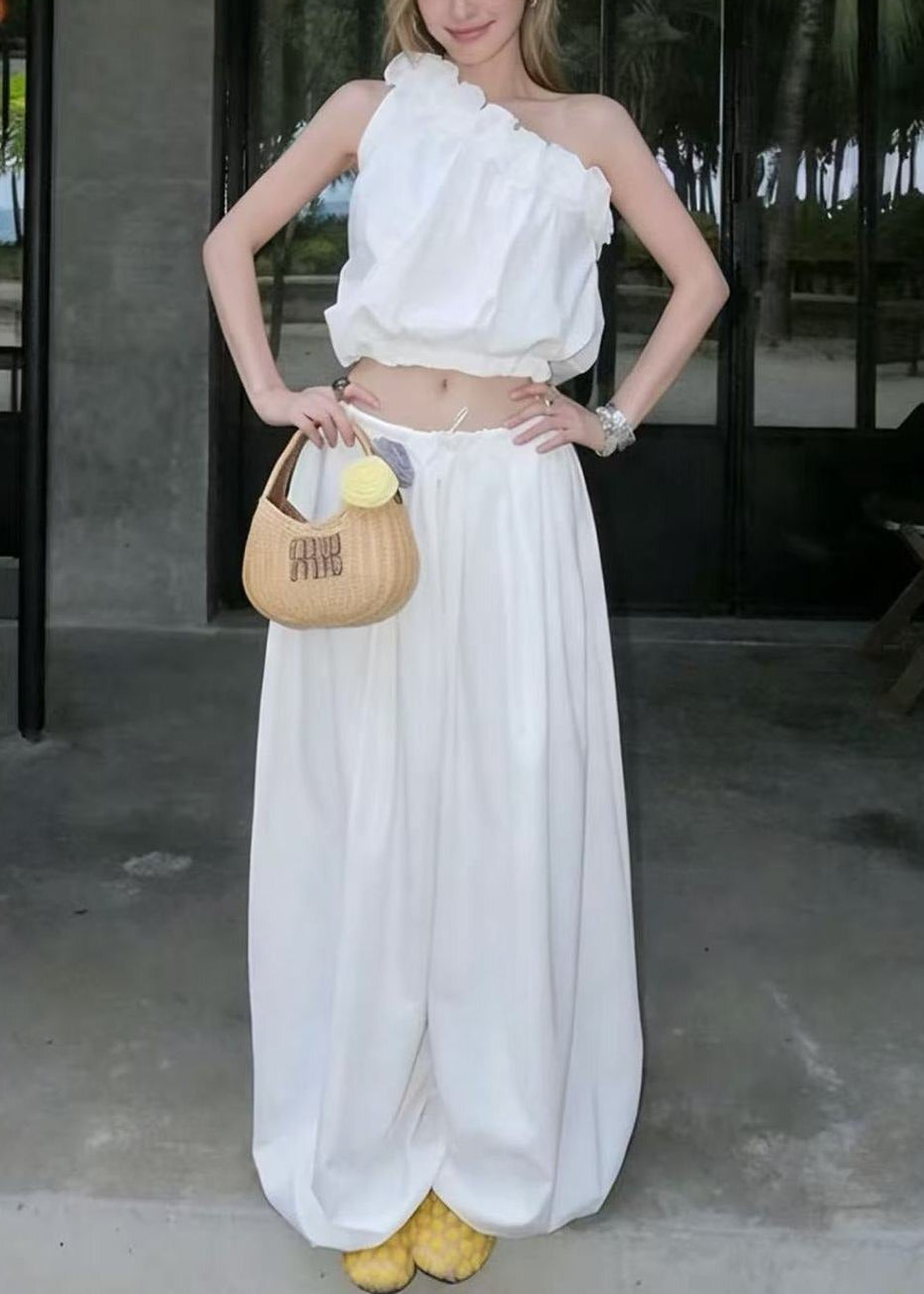 Drakar One Shoulder Pants Set