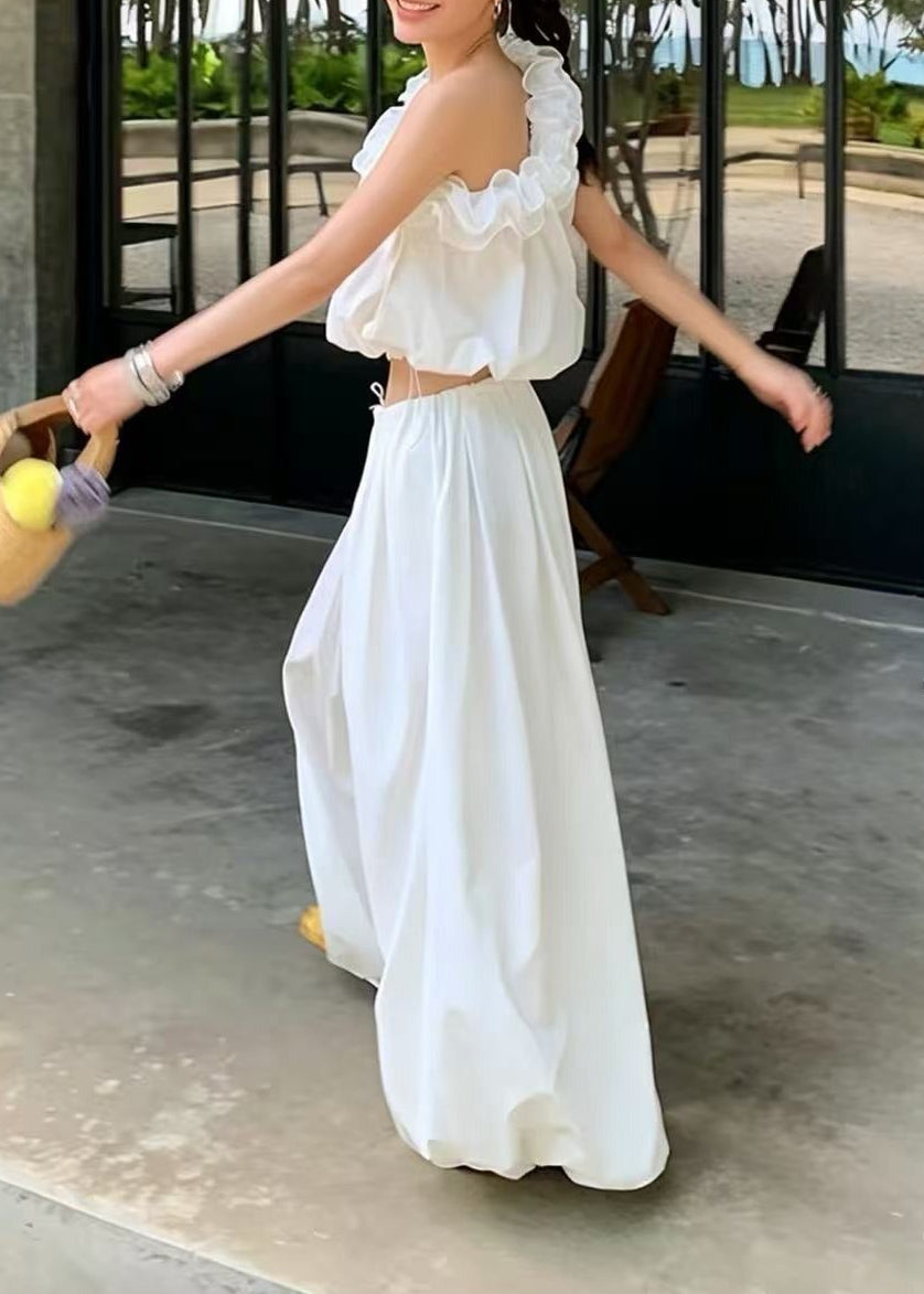 Drakar One Shoulder Pants Set
