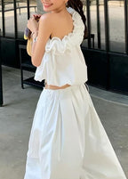Drakar One Shoulder Pants Set
