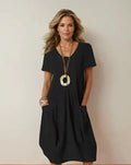 Aisha | A-Line Knee-Length Dress