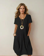 Aisha | A-Line Knee-Length Dress