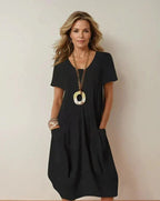 Aisha | A-Line Knee-Length Dress