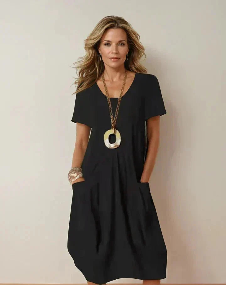 Aisha | A-Line Knee-Length Dress