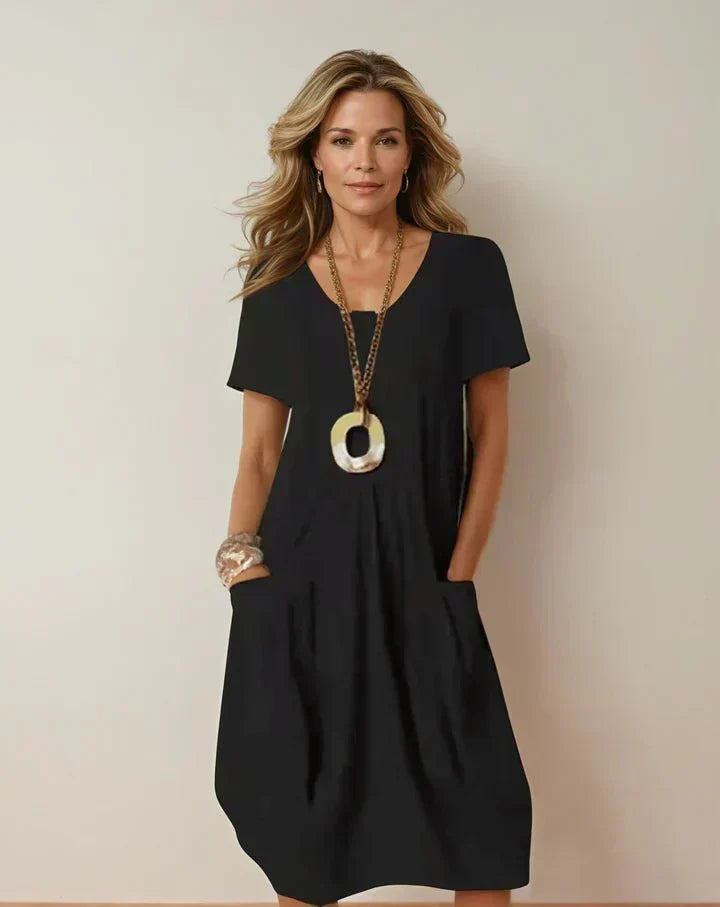Aisha | A-Line Knee-Length Dress