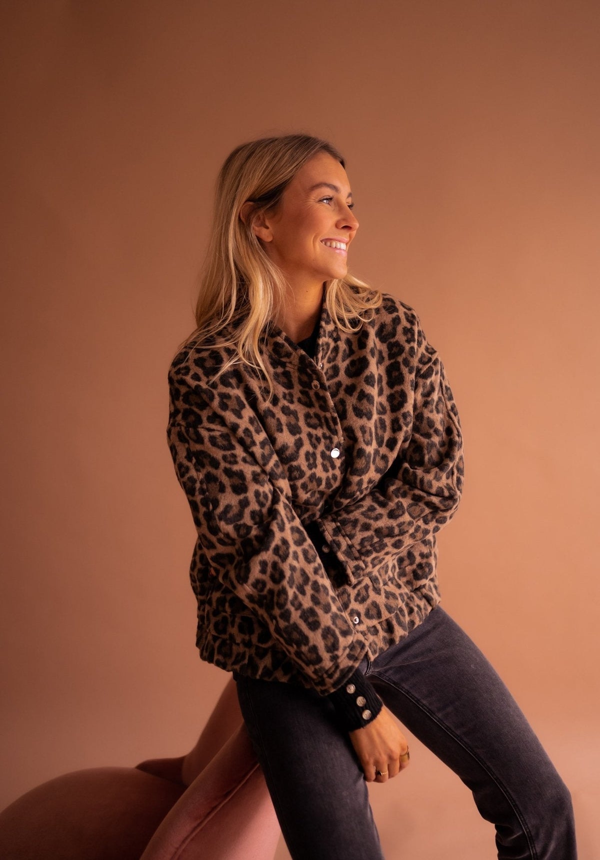 Lightweight Leopard Print Jacket