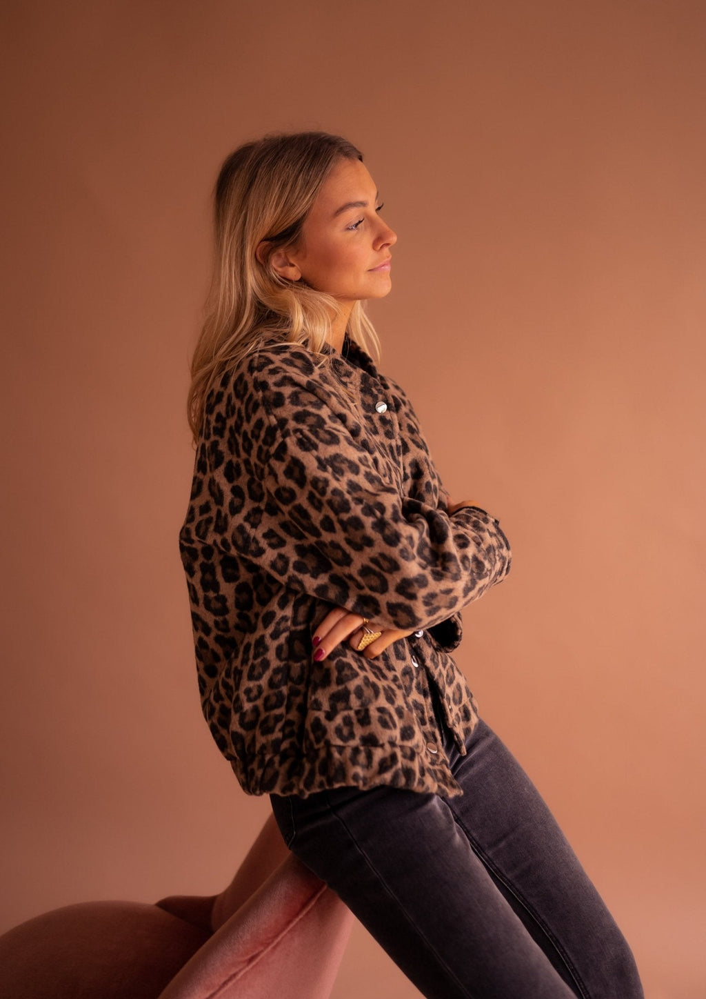 Lightweight Leopard Print Jacket