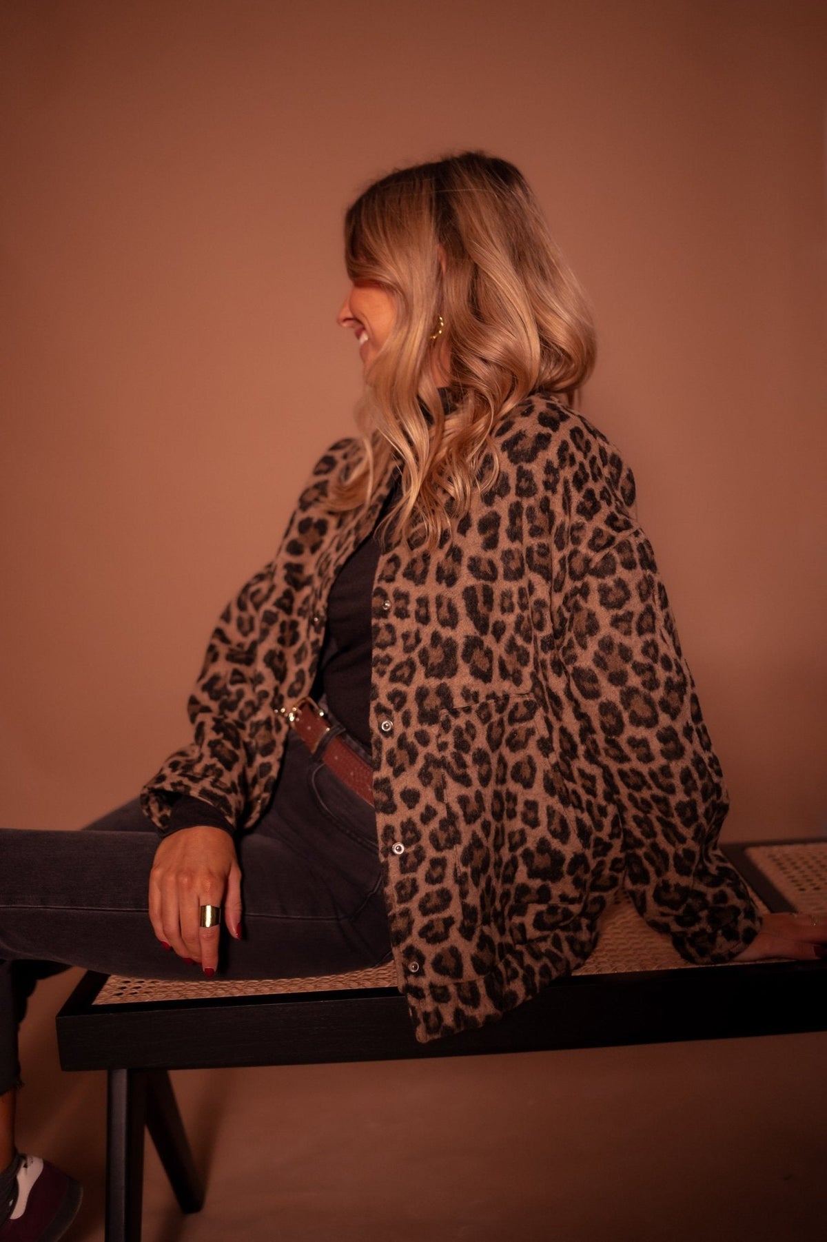 Lightweight Leopard Print Jacket