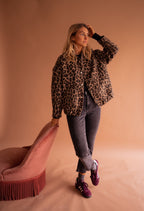 Lightweight Leopard Print Jacket