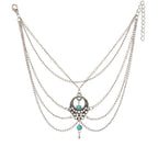 Silver Beach Boho Anklet