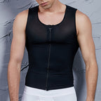 Men’s Zip Front Compression Tank Top