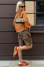 Carla Leopard Print Shorts