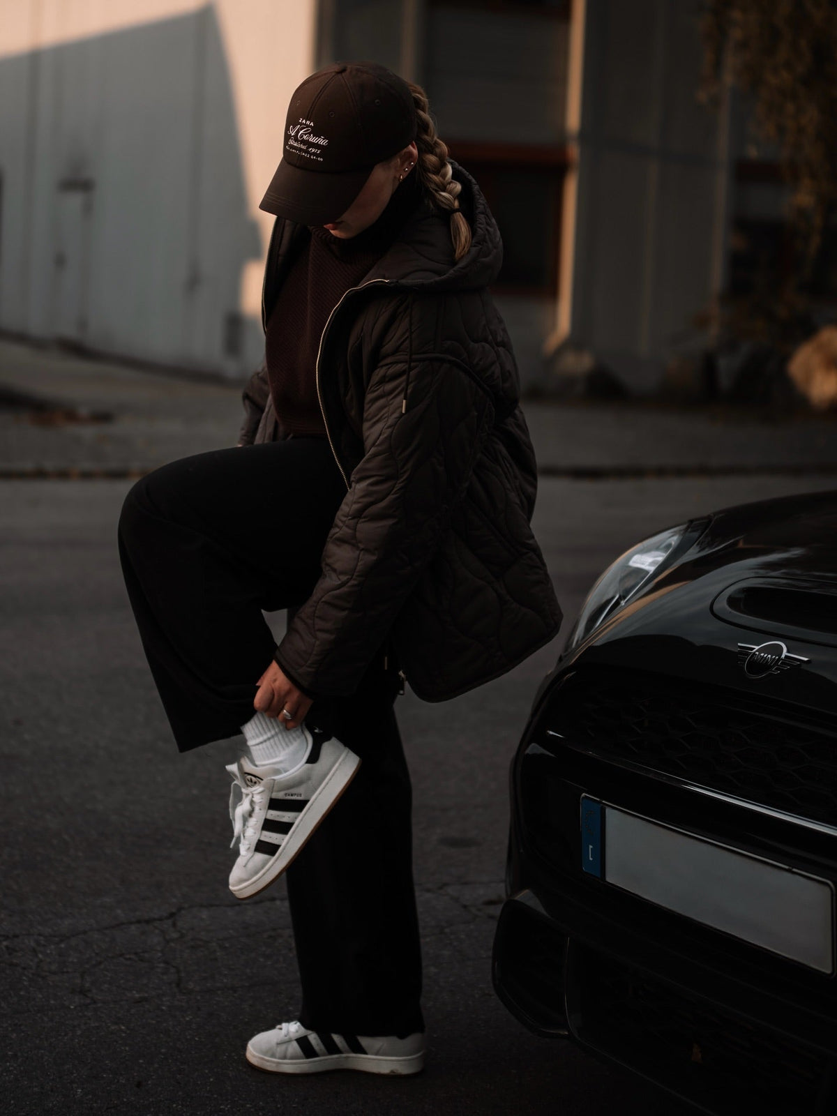 Abbie Hooded Quilted Jacket with Drawstring