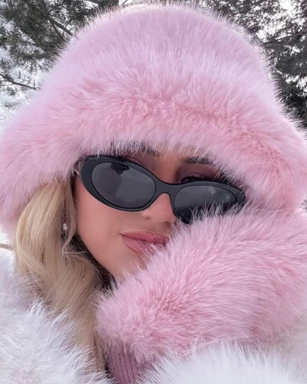 Addison Faux Fur Hat