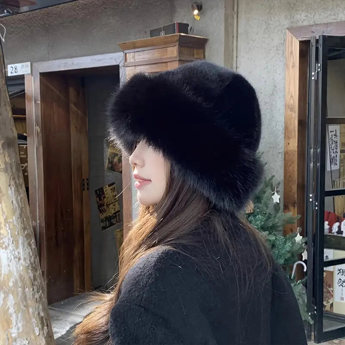 Addison Faux Fur Hat