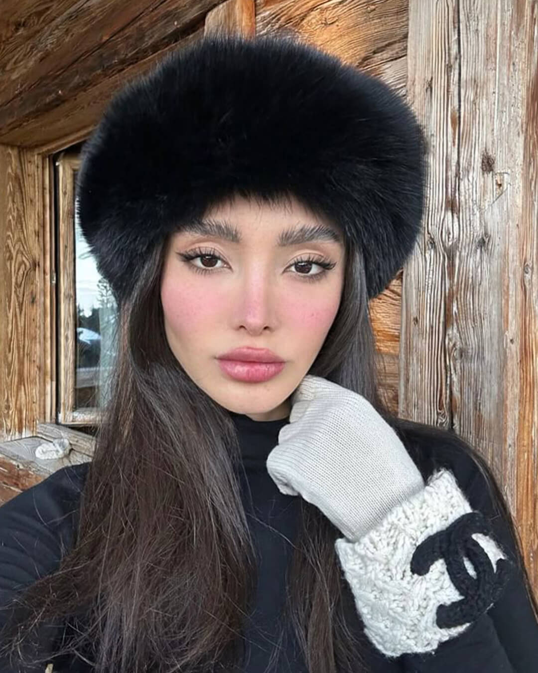 Addison Faux Fur Hat