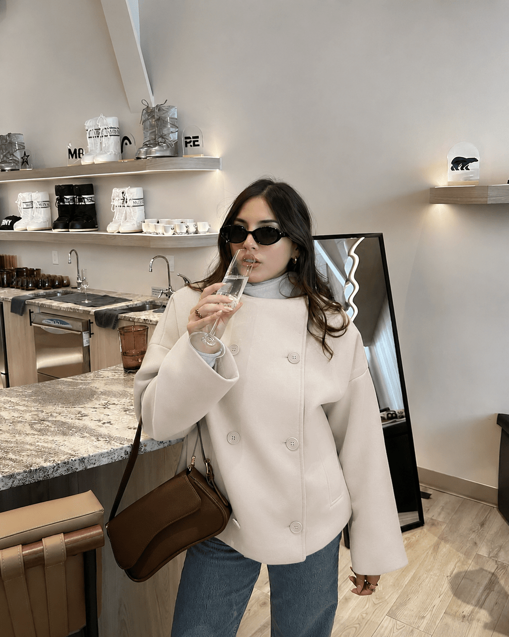 Adelheid Jacket with Stand Collar