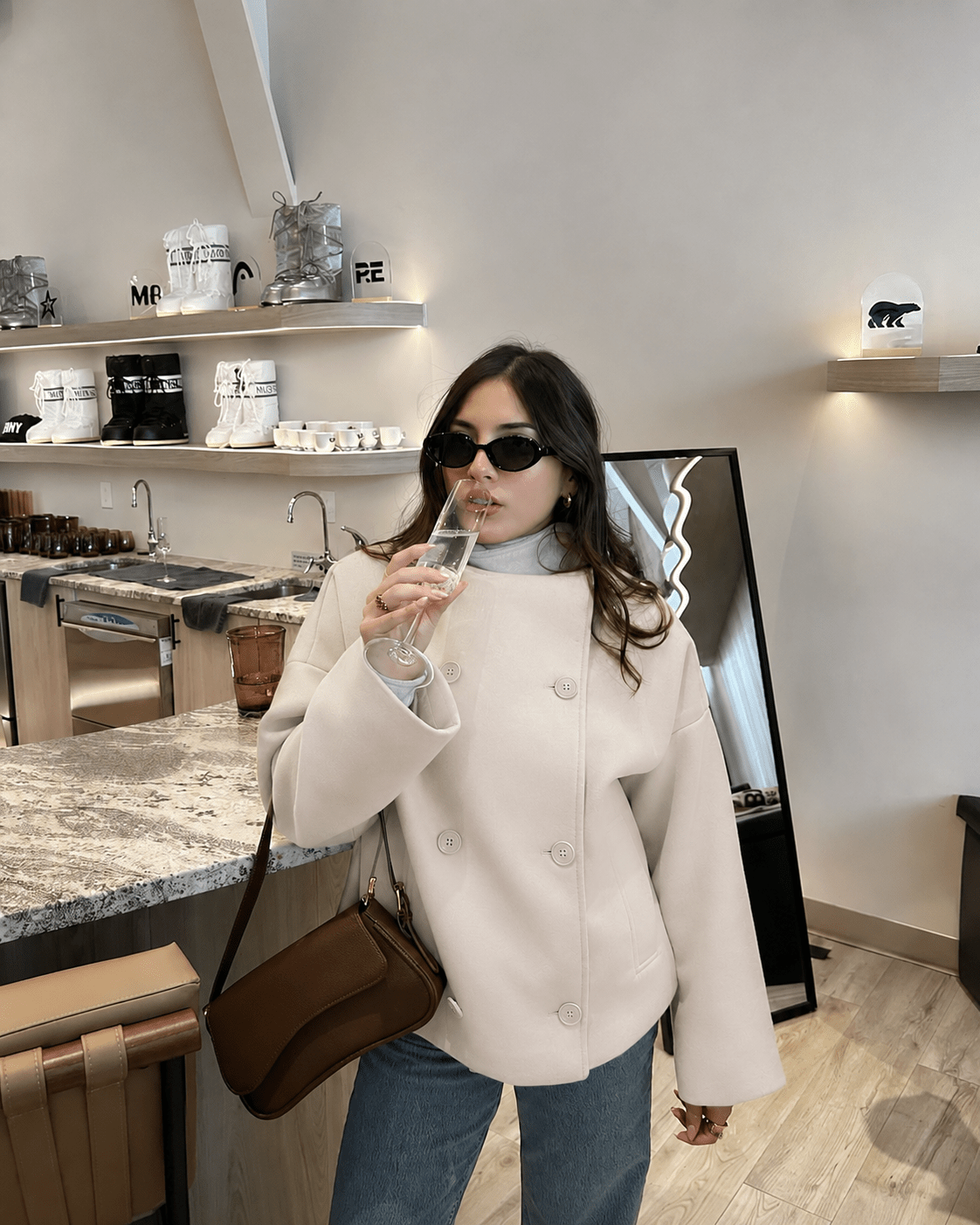 Adelheid Jacket with Stand Collar