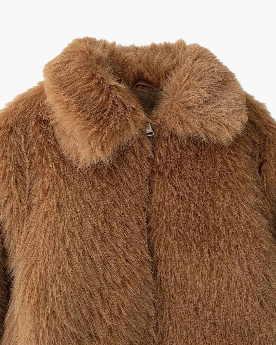 Adeline Cropped Faux Fur Jacket