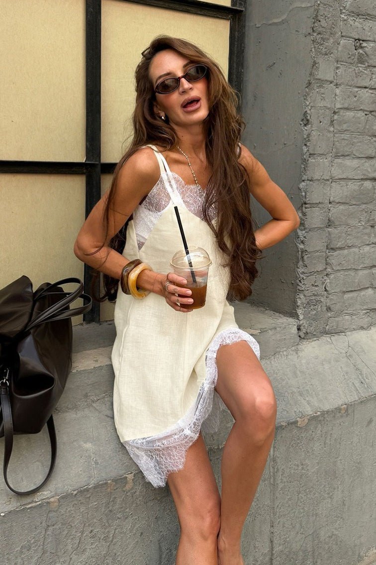 Adelle Lace Cami Mini Dress
