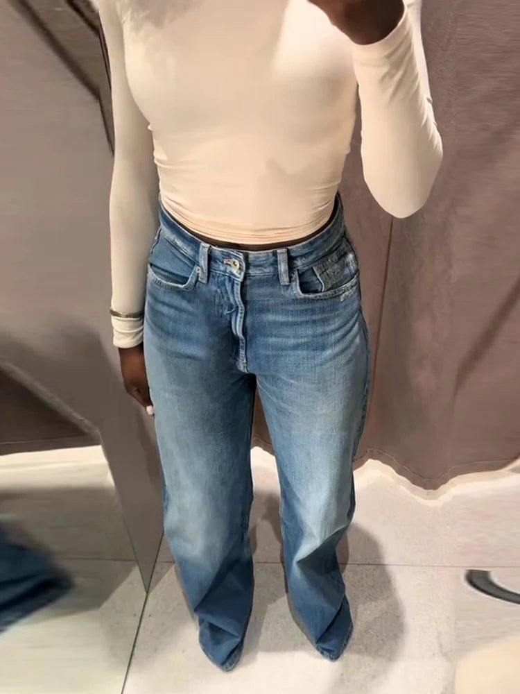 Adora High-Waist Wide Leg Trouser