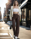 Adriana Classic Leather Pants