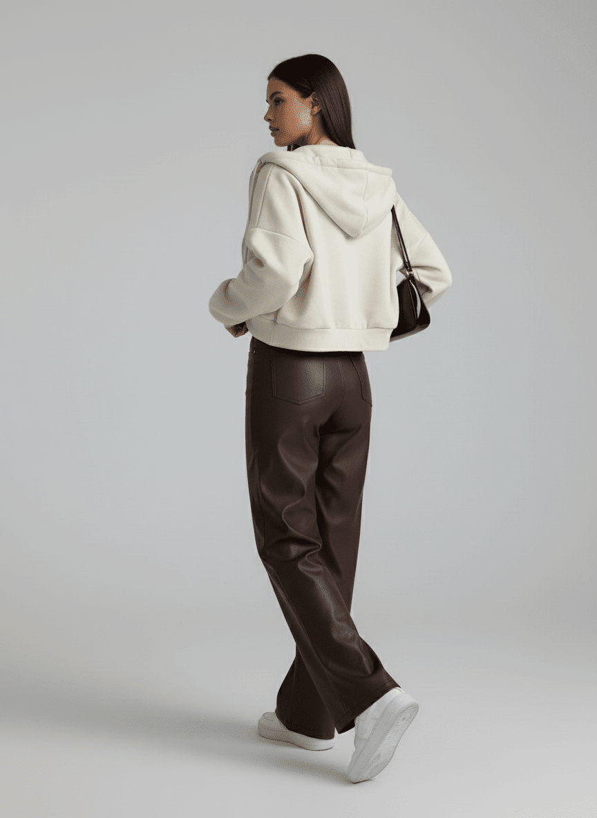 Adriana Classic Leather Pants
