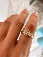 Aeliana Stacked Sparkling Band Ring