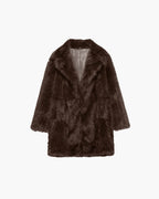 Agnes Mid Length faux fur Coat