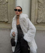 Agnes Mid Length faux fur Coat