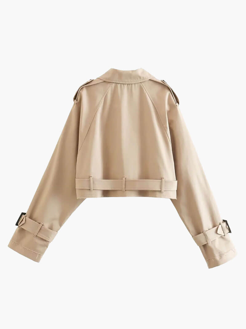 Aimee Cropped Trenchcoat