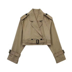 Aimee Cropped Trenchcoat